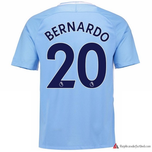 Camiseta Manchester City Primera equipación Bernardo 2017-2018